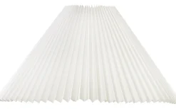 Felix Plisserad Lampskärm Ø46cm Vit