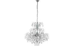 Fenoullet Kristallkrona 58cm Krom