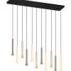 Fiato Takpendel LED 11 st 115cm mattsvart/flerfärgad