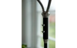 Fladen Golvlampa 2L 140cm Svart