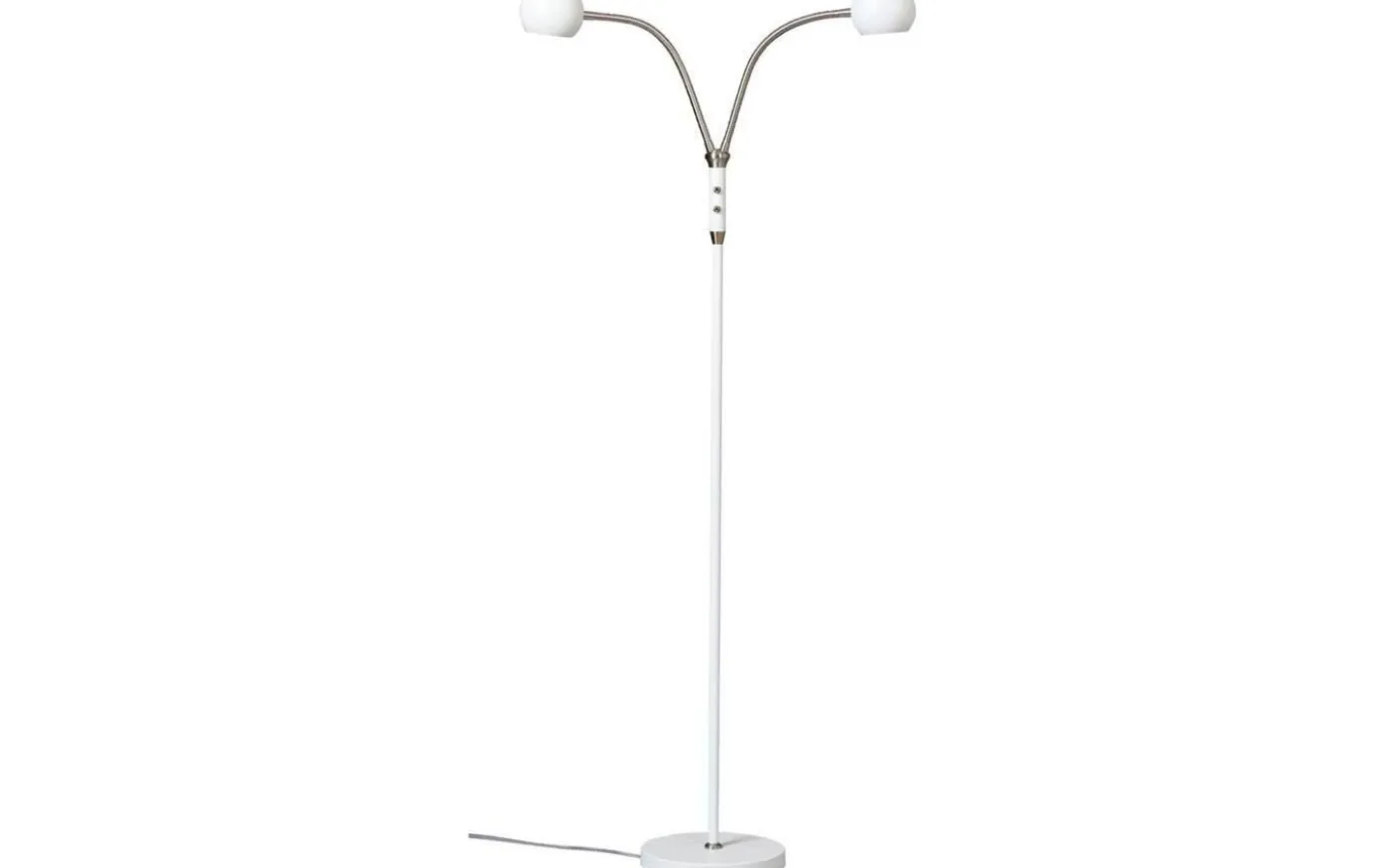 Fladen Golvlampa 2L 140cm Vit