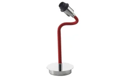 Flex Lampfot 42cm Krom/Röd