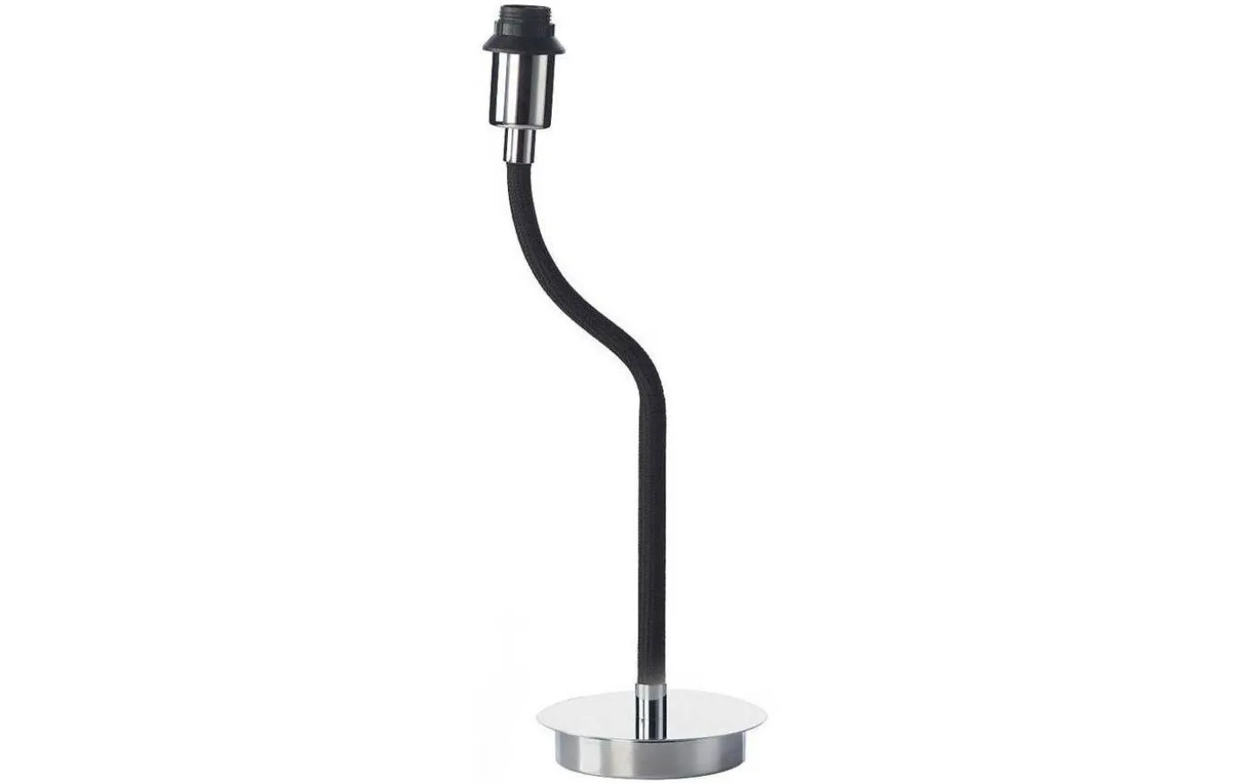Flex Lampfot 42cm Krom/Svart