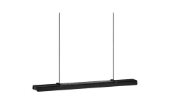 Fold Kontorsarmatur 116cm LED 3000K 5200lm 43W Svart
