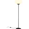 Fomento Golvlampa E27 matt svart/vit