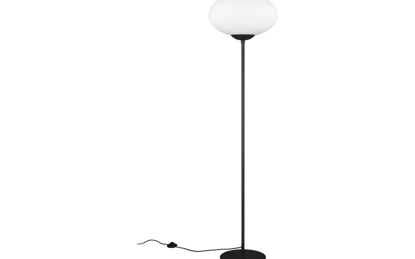 Fomento Golvlampa E27 matt svart/vit