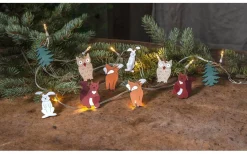 Forest Friends Batteridriven Ljusslinga med Timer 1,8m