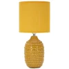 Fortuna Bordslampa 30,5cm Senapsgul