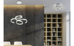 Francis Taklampa 72cm LED i borstad aluminium