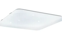Frania Plafond 53cm LED 3000K 50W Kristalleffekt Vit