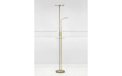 Friend Golvlampa 1,8m LED 3000K 18W+5W Dimbar Antikmässing