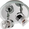 Frösön Takspotlight Ø15cm Krom IP44