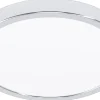 Fueva 5 Plafond 29cm LED 3000K 20,5W Krom IP44