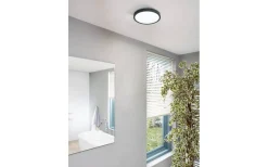 Fueva 5 Plafond 29cm LED 3000K 20,5W Svart IP44