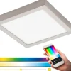 Fueva Plafond 30cm Eglo Connect LED 2700-6500K + RGB 21W Nickel