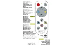 Fueva Plafond 30cm LED 2700-6500K 12W med Fjärrkontroll Kristall Vit IP44
