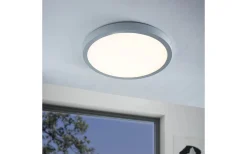 Fueva Plafond Rund 40cm LED 3000K 22W Silver