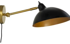 Futura Vägglampa Svart/Mässing