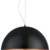 Gaetano Taklampa 53cm Svart/Koppar