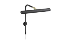 Gallery Dimbar LED 30cm Tavelbelysning Svart/Mässing