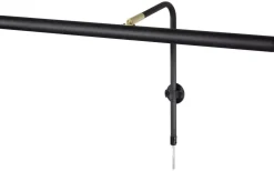 Gallery Dimbar LED 60cm Tavelbelysning Svart/Mässing