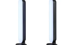 Game Bordslampa LED 2 kpl svart RGB