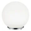 George Bordslampa LED 20cm RGBW krom/vit