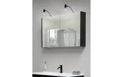 Giada H2O Skåpslampa 1-dels GU10 mattsvart IP44