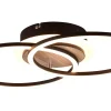 Giro Plafond LED rund träimitation/mattsvart