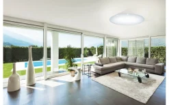 Giron Plafond 100cm LED 3000-5000K 73W Kristall med Fjärrkontroll Vit