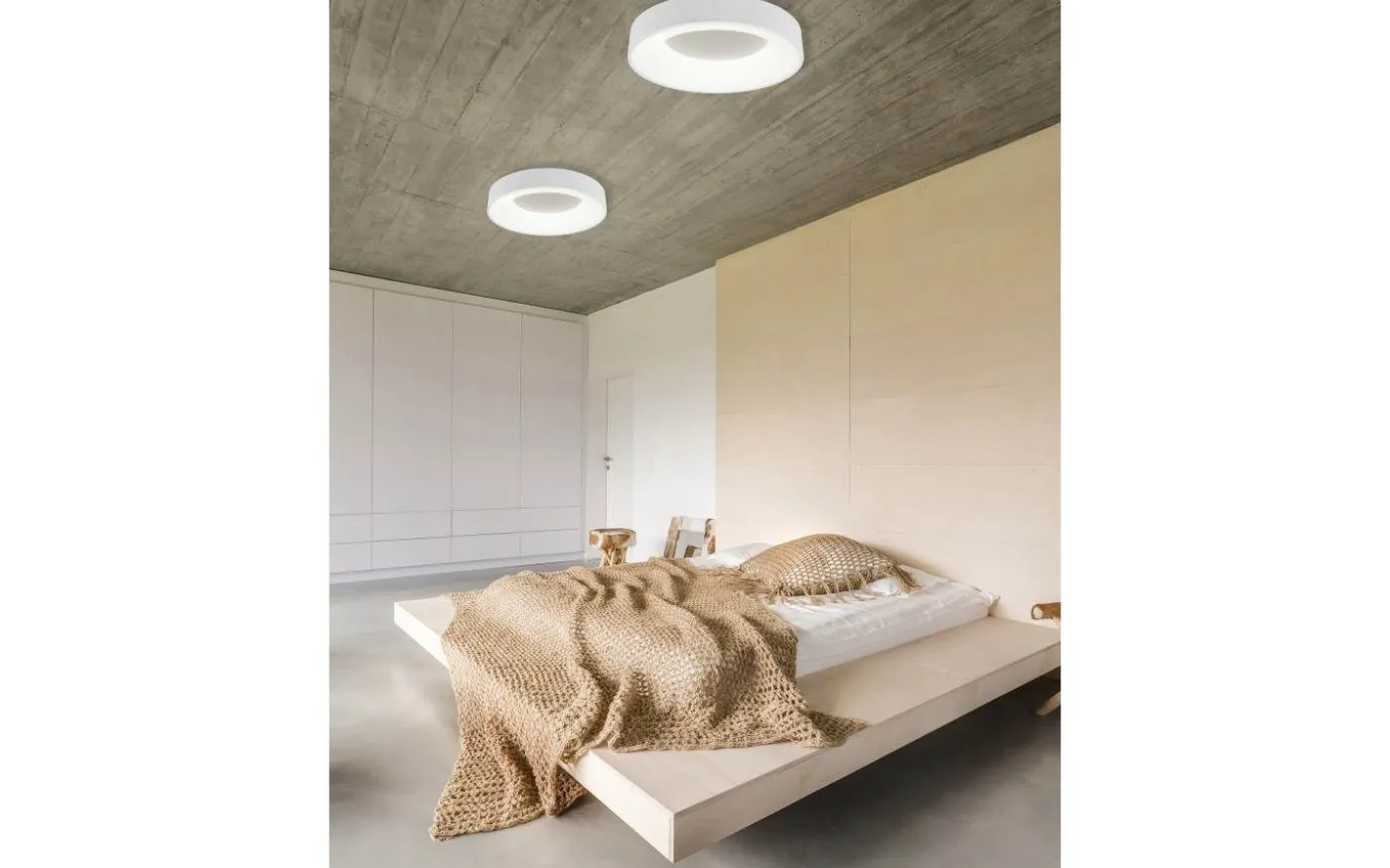 Girona Plafond LED 45cm mattvit