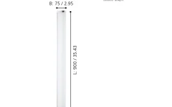 Gita Vägglampa 90cm LED 4000K 8,3/16W Krom IP44