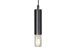 Glans Pendel E27 3,5m kabel Svart