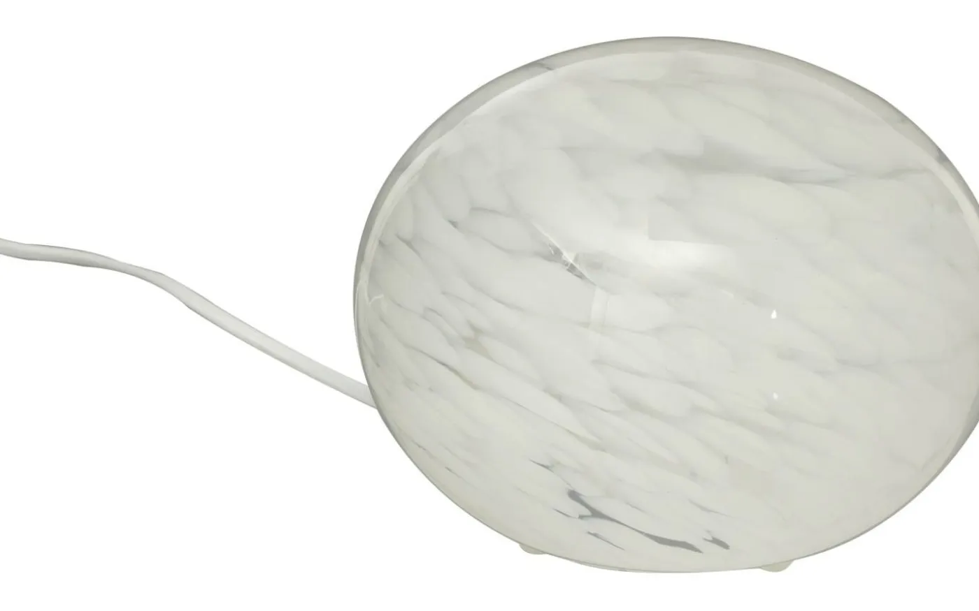 Globus Bordslampa 13cm Vit Prickig