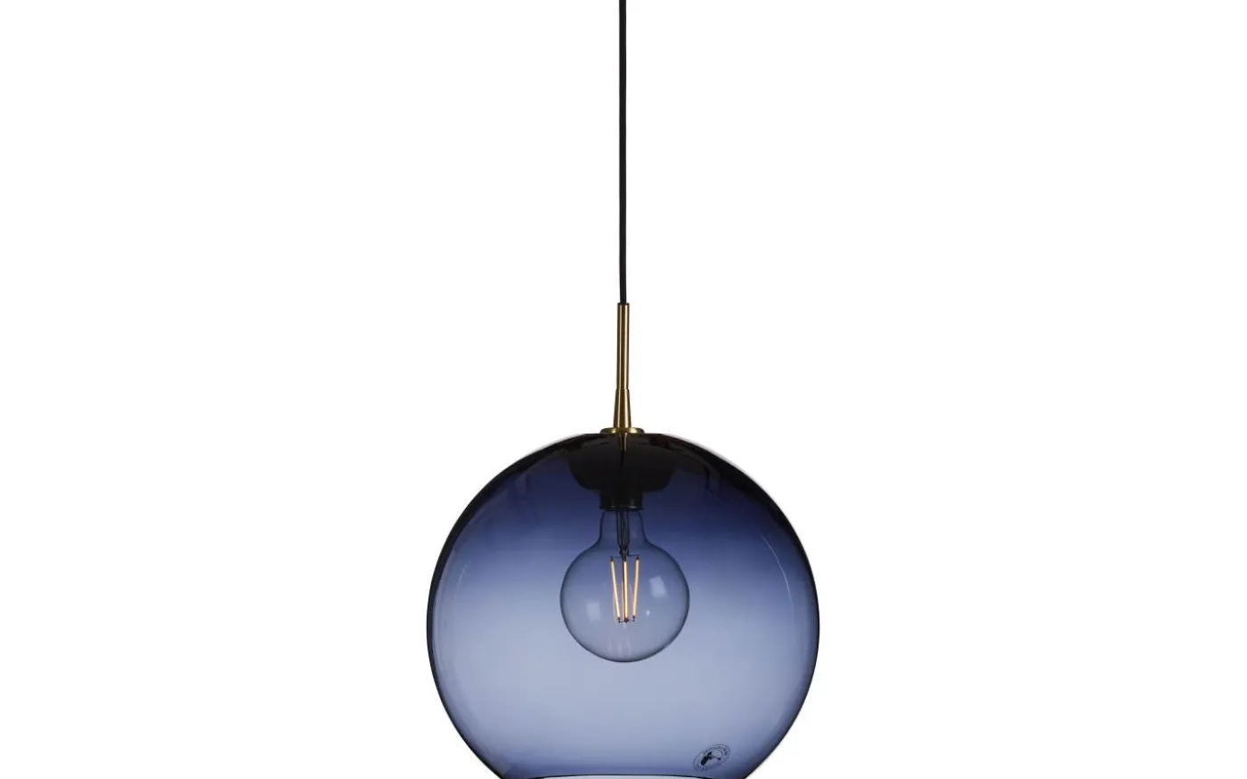 Gloria Blått Glas Ø38cm