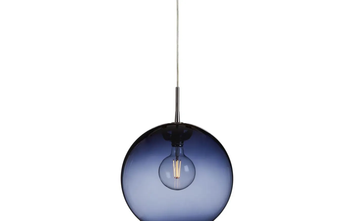 Gloria Blått Glas Ø38cm