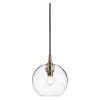 Gloria Fönsterlampa Ø19cm Mässing/Klar