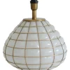 Gloria Lampfot 42cm Vit/Mässing
