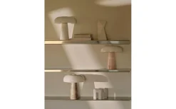 Glossy Mini Bordslampa 24cm Beige