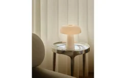 Glossy Mini Bordslampa 24cm Vit