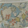 Golden Lily Lampskärm Oval 25cm Linen/Teal William Morris