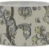 Golden Lily Oval Lampskärm 25cm Embroidery Dove William Morris