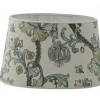 Golden Lily Oval Lampskärm 20cm Embroidery Linen Blush William Morris