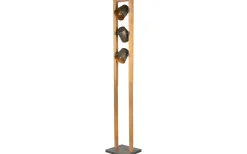 Golvlampa Bell 3xE14 antik stål