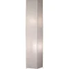 Golvlampa i bambu, 2xE27, vit
