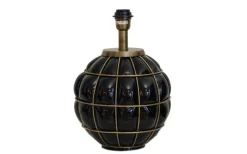 Grace Kelly Lampfot 38cm Svart/Mässing