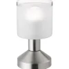 Gral Bordslampa E14 borstad stål