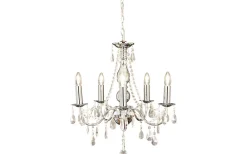 Granville Kristallkrona 5L 50cm Krom