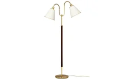 Gripsholm Golvfot 148cm Mässing/Mahogny