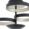 Gromola Plafond 54cm LED 3000K 33,8W Svart